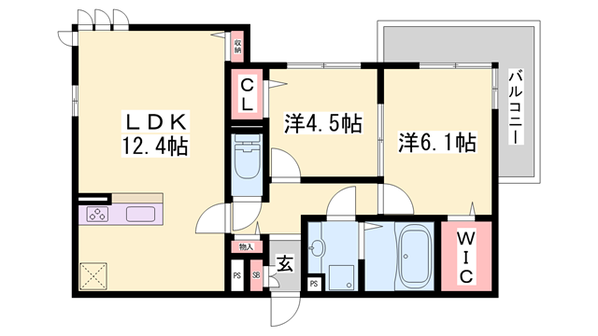 明石駅 徒歩13分 1階の物件間取画像